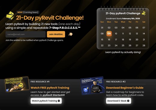 Learn how to Automate Revit with pyRevit.