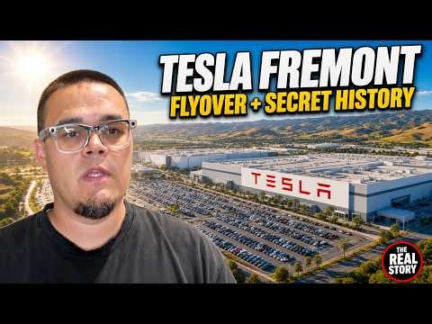 Tesla Fremont Factory Flyover & History