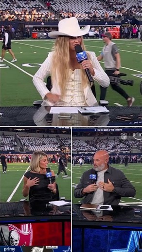 Lainey Wilson teaching the TNF crew a thing or two 🤠