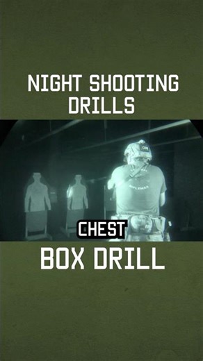 Night Shooting Drills: Box Drill #nightvision #specialforces #military
