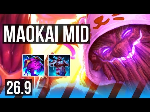 MAOKAI vs AURORA (MID) | Good KDA: 2/1/9 | NA Master | 26.9