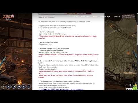 🔴 [Codex Update] 7DS: ORIGINS | Massive Patch Breakdown & Reaction | Maintenance Stream