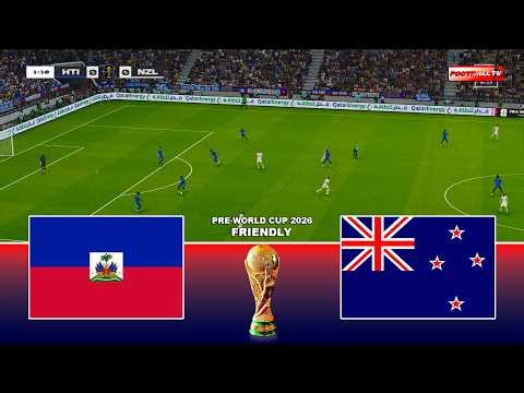 HAITI vs NEW ZEALAND - Pre-World Cup 2026 Friendly | Full Match All Goals | Simulation Pes Gameplay