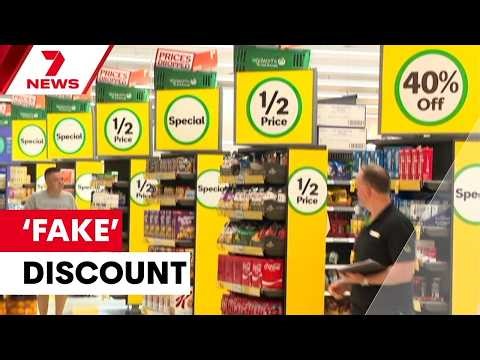 Woolworths faces court over fake discount claims | 7NEWS