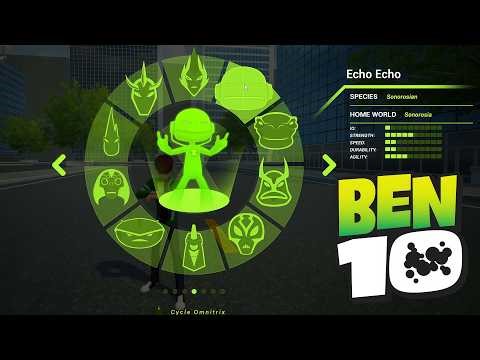Echo Echo Transformation and Gameplay | Galvan Ben 10 Open world Game