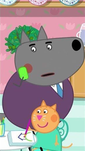 Mr Cat's Café ☕🐱 #shorts #peppapig