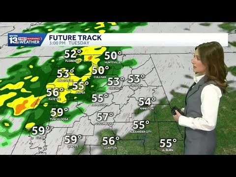Alabama’s weather forecast brings a warmup ahead of rain returning Tuesday.