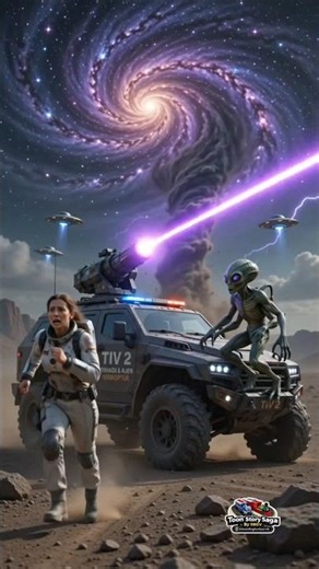 TIV 2 vs Alien Tornado 🌪️👾👽 | Galaxy Tornado | Tornado Interceptor Vehicle | TIV2 Vehicle vs Alien 👾
