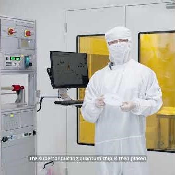 The superconducting quantum chip is the core unit of the entire superconducting #quantum computer.