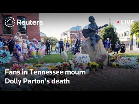 LIVE: Fans in Tennessee mourn Dolly Parton's death