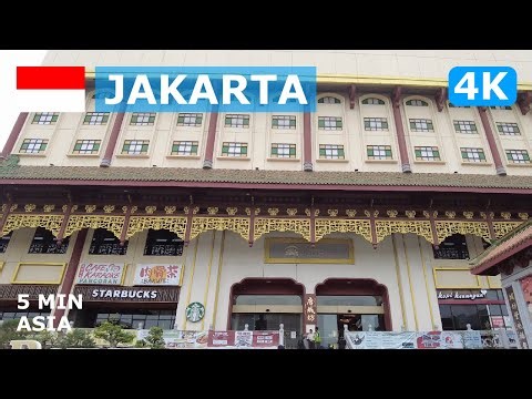 🇮🇩 Indonesia - Jakarta: 5 Minutes Walking Tour - 4K