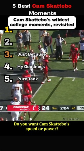 Cam Skattebo Top 5 Plays (You Won’t Believe #3)