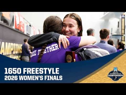 Women's 1650 Freestyle | 2026 NCAA Division III Swimming & Diving Championships
