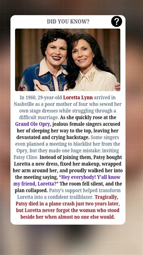 The Woman Who Stood Beside Loretta