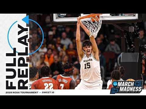 Michigan vs. Alabama: 2026 NCAA men's Sweet 16 | FULL REPLAY