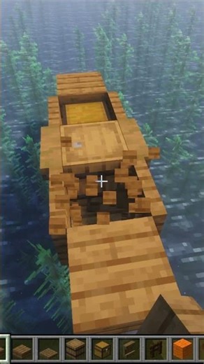 EASY MINECRAFT BOAT