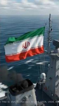 Caspian Sea & Iran #geography #shorts