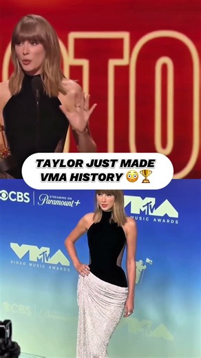 Taylor Swift Just Made VMA History 🏆😳 #celebritynews