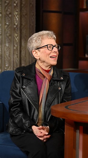 The Late Show on Instagram: "Terry Gross shares how the Corporation for Public Broadcasting has impacted her career in public radio. #Colbert #TerryGross #NPR"