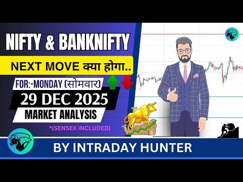 Nifty & Bank nifty | SENSEX Analysis | Prediction For 29 DEC 2025