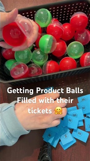 Getting my Scentsy Product Balls ready for those who want to add on to their Scoop Game