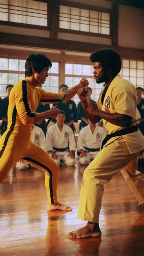 Bruce Lee Launched Him! 🚀 #brucelee #kungfu #martialarts