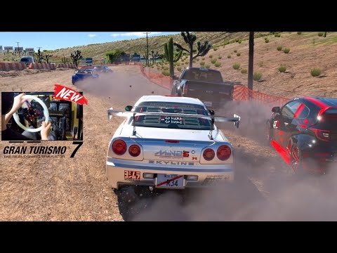 Gran Turismo 7 VR Online UPDATE 1.65 - 1000hp MINES Nissan R34 Gets DIRTY