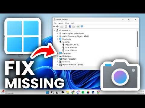 How To Fix Camera Driving Missing In Windows 11 - Step By Step