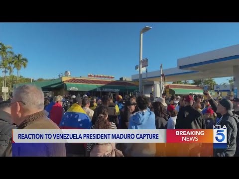 Locals react to the U.S. capture of Venezuela president