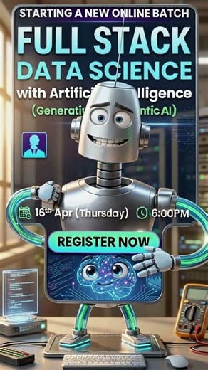 Full Stack Data Science with AI | Generative & Agentic AI | Live Training