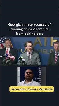 Georgia inmate sentenced to 25 years in prison for running a criminal operation from his cell