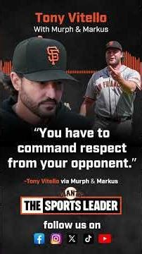 The Tony Vitello Giants will not be bullied.