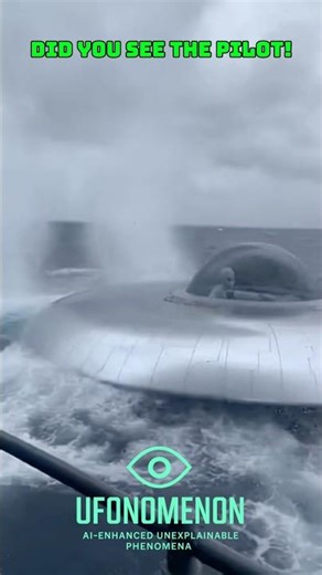 Watch close you can see the alien pilot! #ufo #ufos #alien #aliens