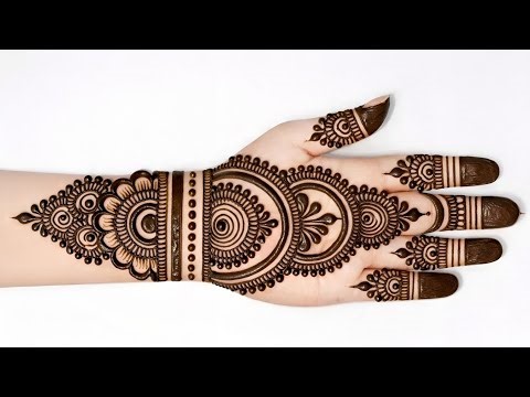Easy stylish front hand mehndi | Ramadan special mehndi design | simple mehandi design | mehndi 2026