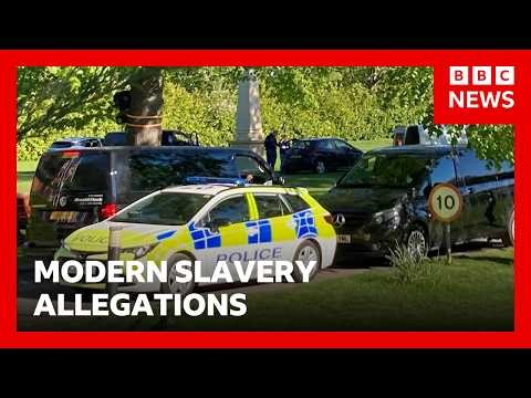 Religious group members questioned over modern slavery | BBC News