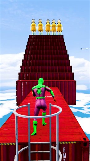 GTA 5 Epic Water Ragdolls | Spider-Man Jumps / Fails ep.16013 #shorts