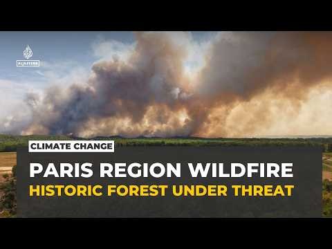 Wildfire near Paris sparks evacuations as France issues red heatwave alert