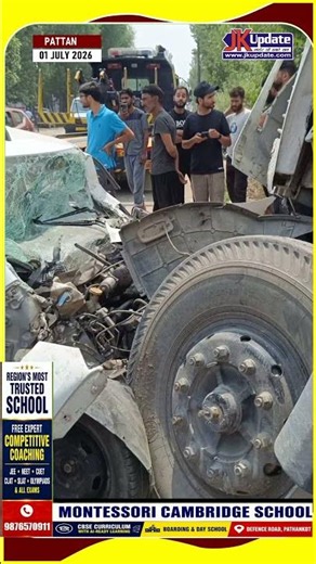 6 Injured in triple vehicle collision on Srinagar-Baramulla Highway