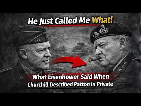 He Just Called Me What ! — What Eisenhower Said When Churchill Described Patton in Private