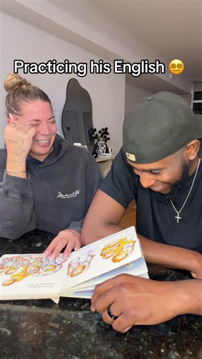 It’s story time, and Georges is about to read a book for everyone! #georgesandashley #couplecomedy #couplegoals #couplestiktok #haitiantiktok
