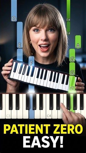 Get Ready to Play Patient Zero like Taylor Swift 🎹 #shorts