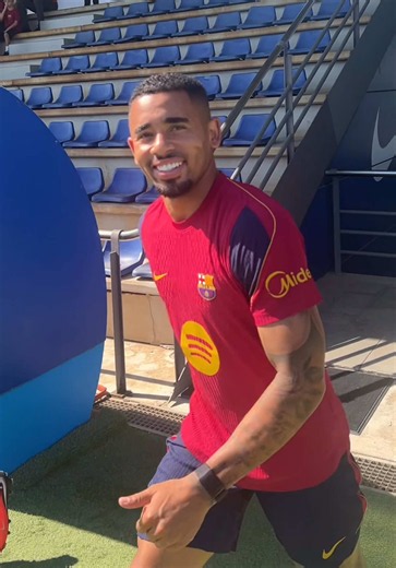 Gabriel Jesus’s first training with Barça 🔵🔴💪 #fcbarcelona #barçaontiktok #gabrieljesus #deportesentiktok #barcelona