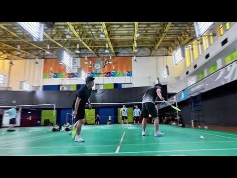 Badminton Log 01.04.2025 - Playing with a jammed pinky finger was a BAAADDDD idea. 0 Control.