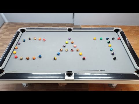 CAT Shape with 36 Balls | One Shot Pool Challenge