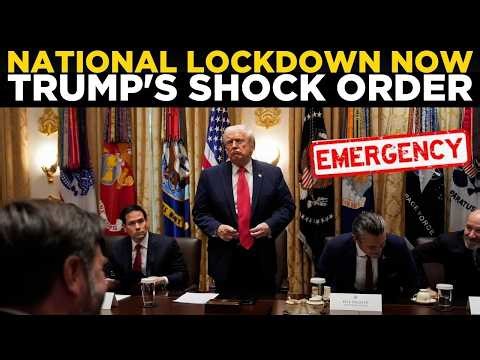 Live: Trump To America, 'Lockdown Now' – Immediate Order Sends Shockwaves Across Nation