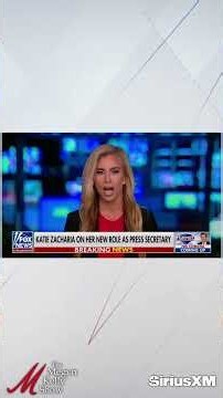 Trump's New Press Secretary Katie Zacharia Was STRUGGLING During Her Hannity Interview on Fox News