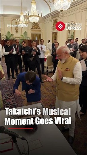 Watch: Japan PM Plays Santoor During India Visit!