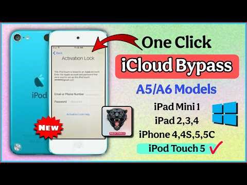 1 Click A5/A6 iCloud Activation Lock Bypass Without Arduino | iPod Touch 5th Generation | rKeyTools