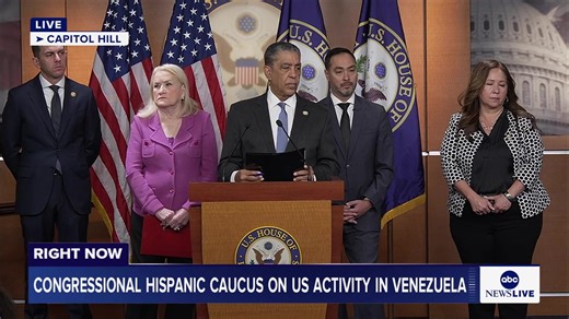HAPPENING NOW: The Congressional Hispanic Caucus holds a news conference on U.S. activity in Venezuela. https://abcnews.go.com/International/live-updates/venezuela-live-updates-trump-give-details-after-us/?id=127792811 | ABC News