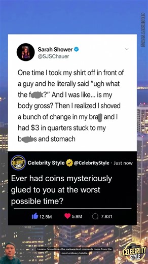 When Loose Change in Your Bra Goes Completely Wrong